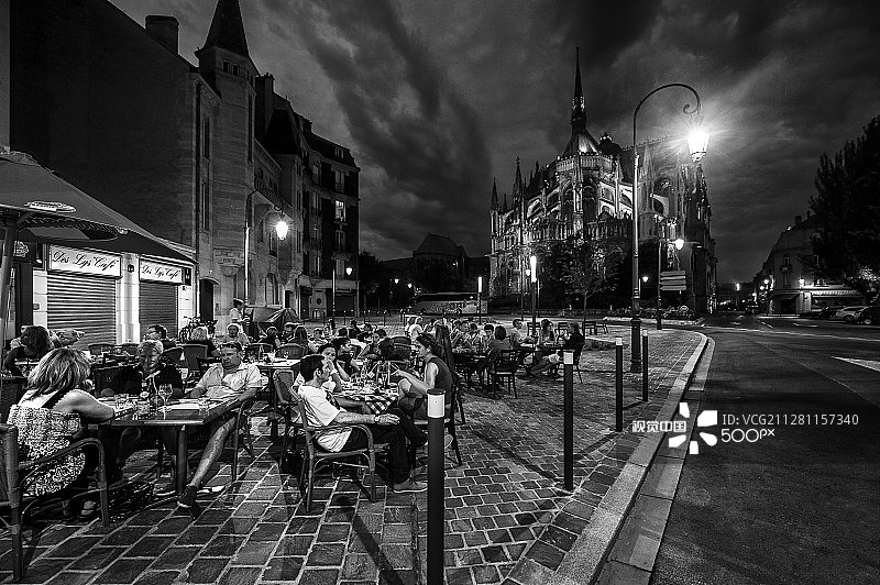 法国兰斯图片素材