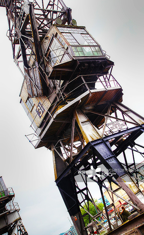 沃平码头起重机图片素材