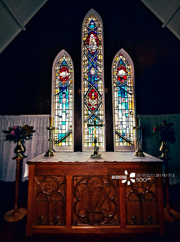 教堂祭坛图片素材