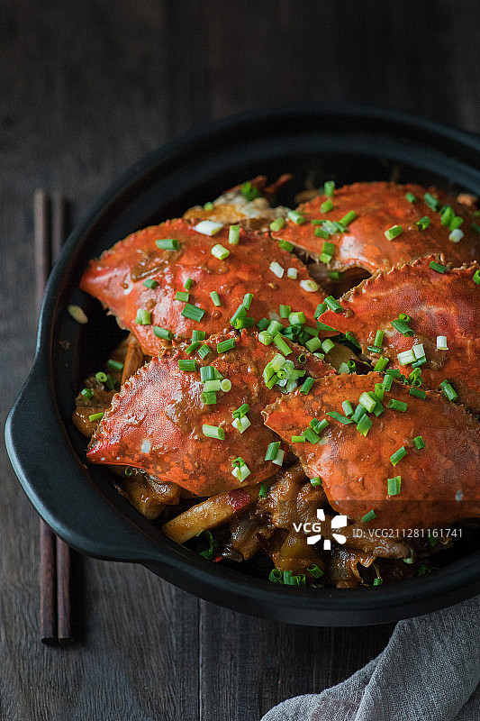 肉蟹煲图片素材