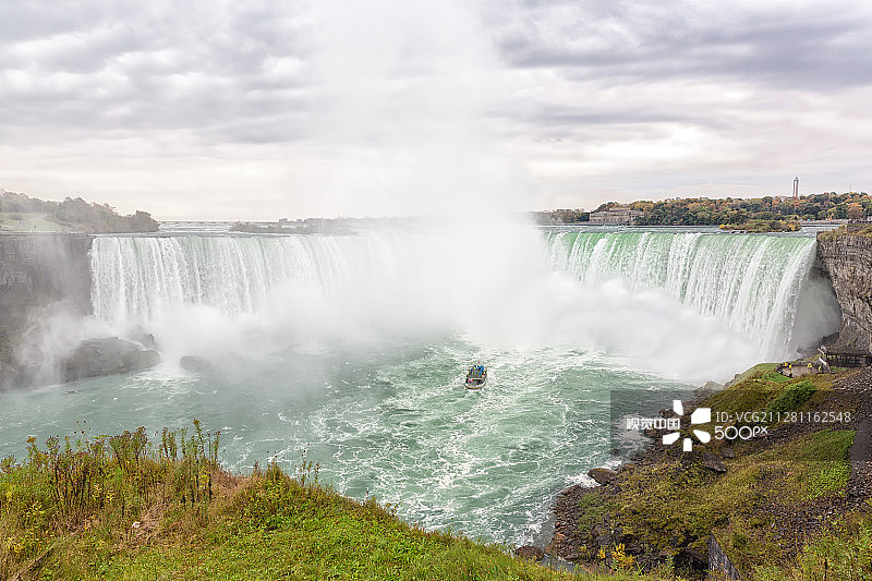 尼亚加拉瀑布的马蹄瀑布图片素材
