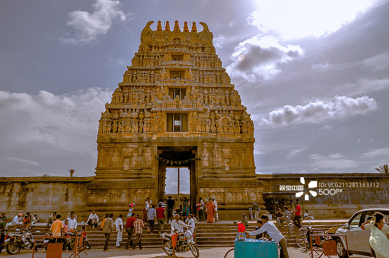 金色寺庙图片素材