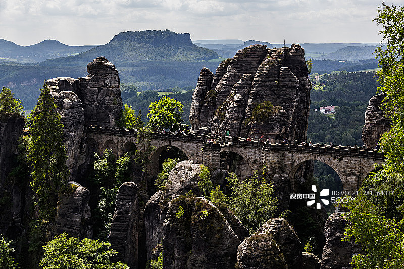 巴斯泰桥图片素材