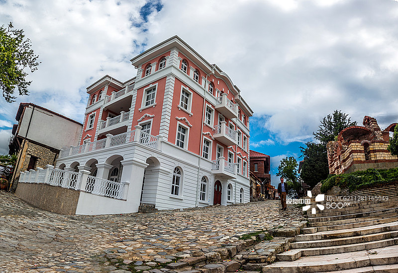 内塞巴尔老房子图片素材