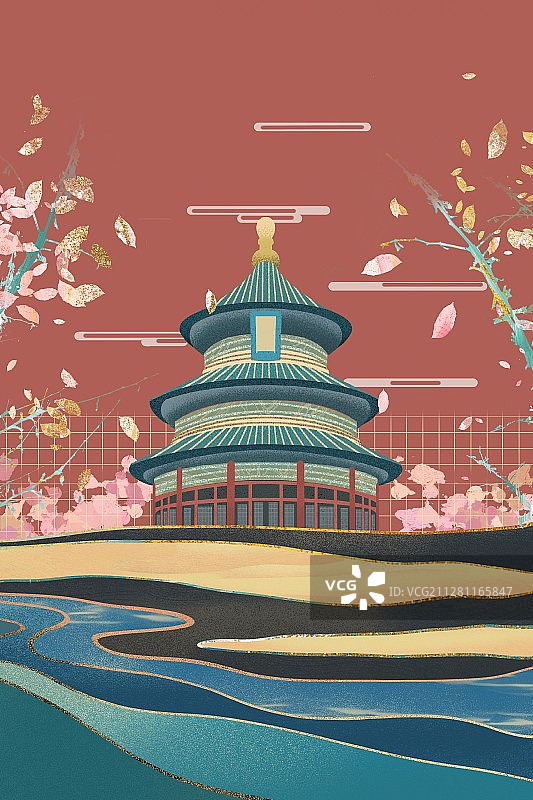 天坛祈年殿图片素材