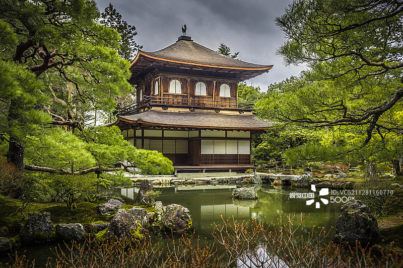 银阁寺图片素材