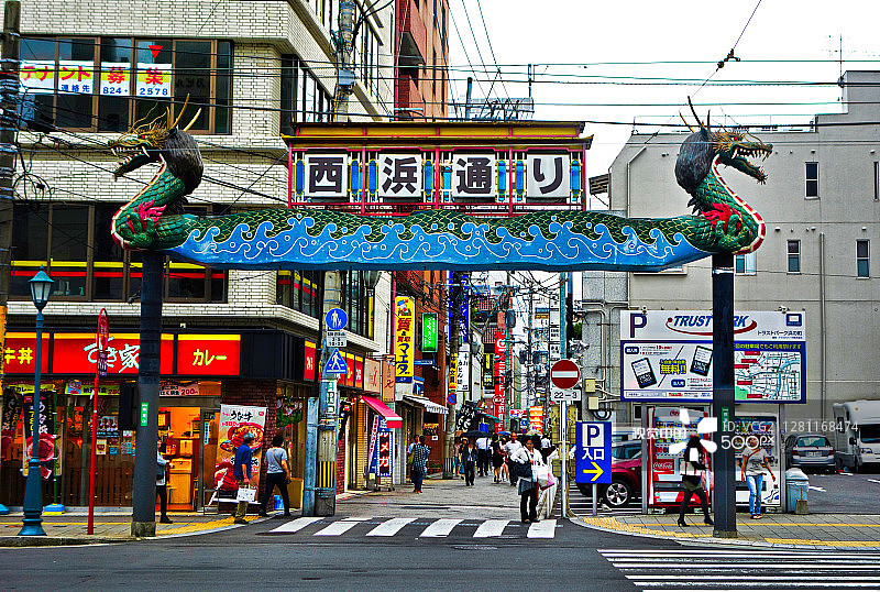 长崎中华街图片素材