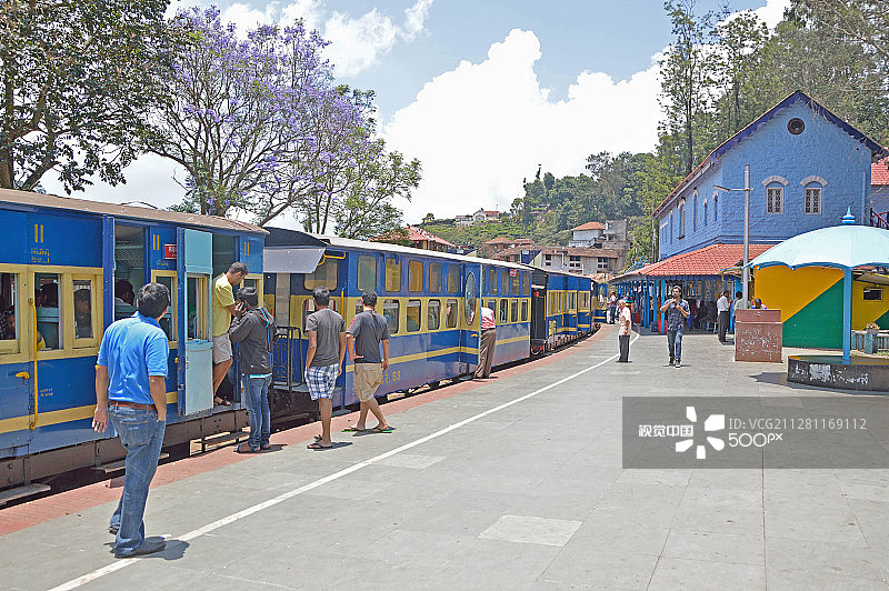 尼尔吉里山区铁路图片素材