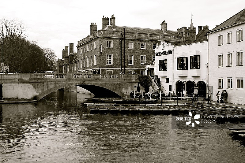 英国剑桥的锚酒吧图片素材