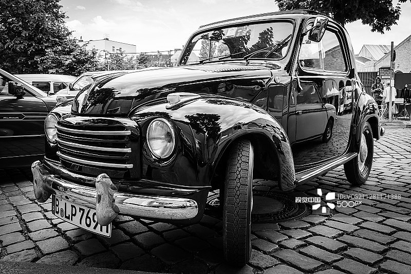 微型菲亚特500C“Topolino”敞篷车图片素材