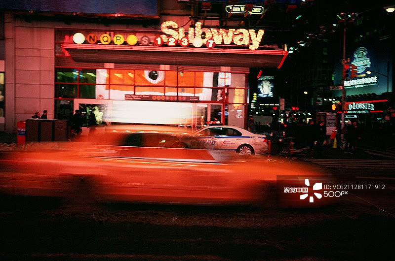纽约地铁图片素材