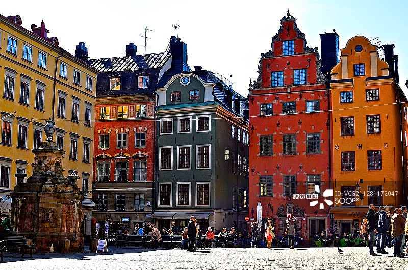 斯德哥尔摩老城区图片素材