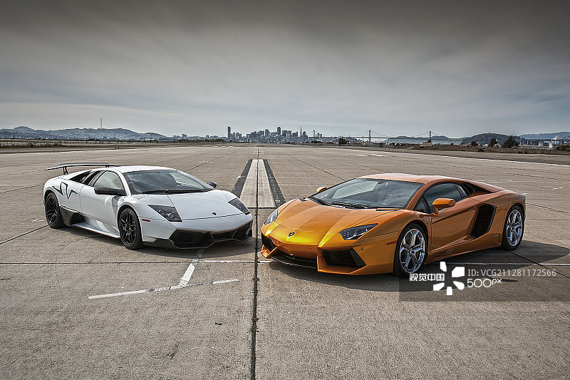 兰博基尼SV和Aventador图片素材