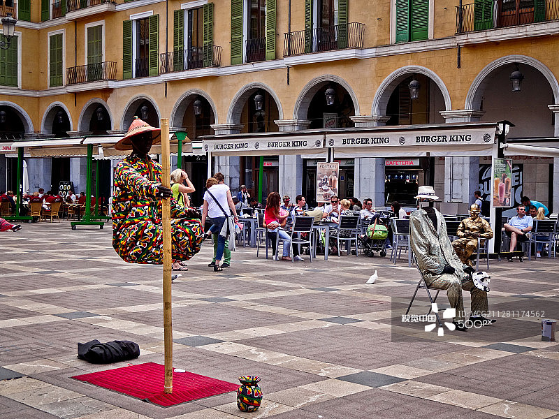 马约尔广场（帕尔马）图片素材