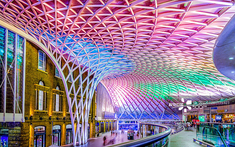 伦敦国王十字车站图片素材