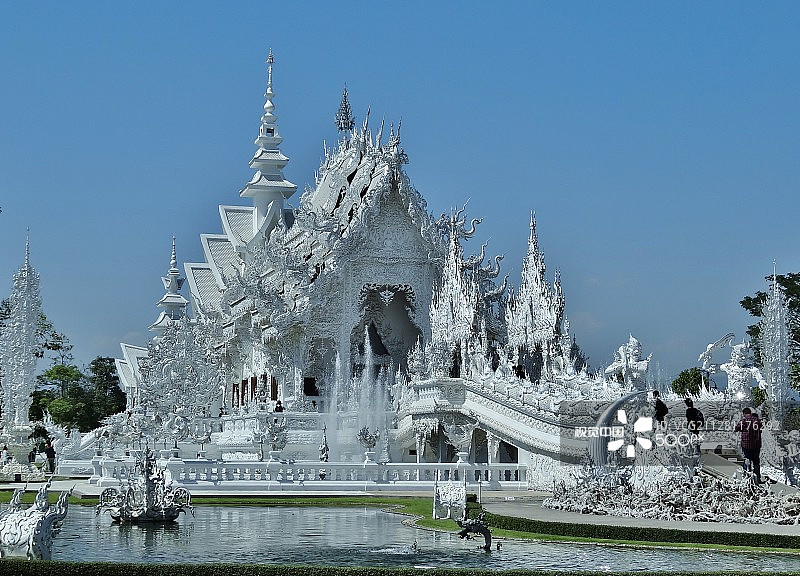 白色寺庙图片素材