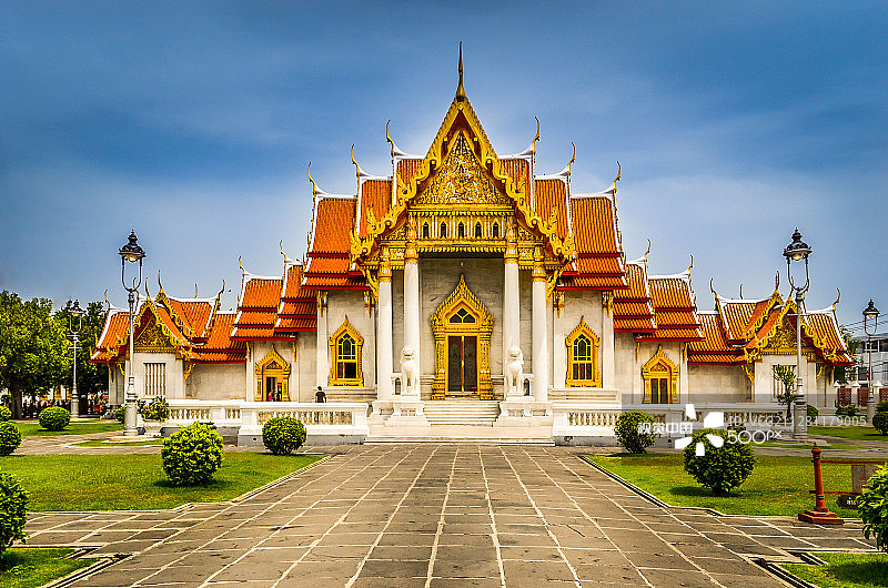 泰国曼谷的云石寺图片素材
