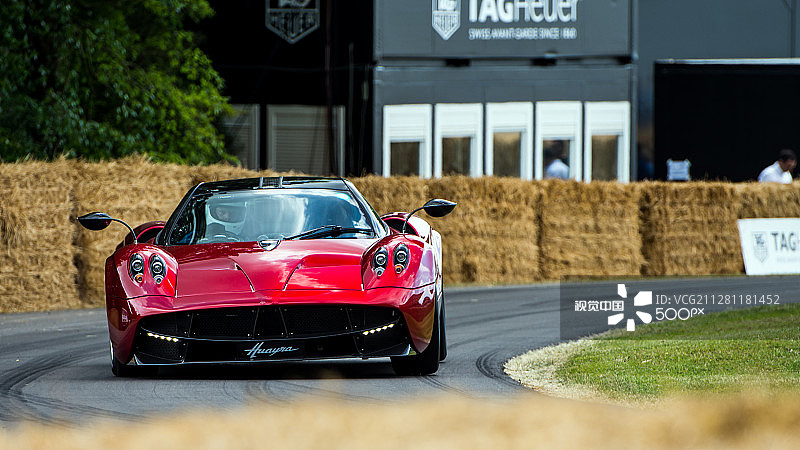 帕加尼Huayra跑车 @ 2014古德伍德速度节图片素材