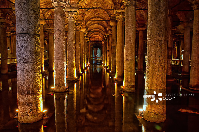 伊斯坦布尔地下水宫图片素材