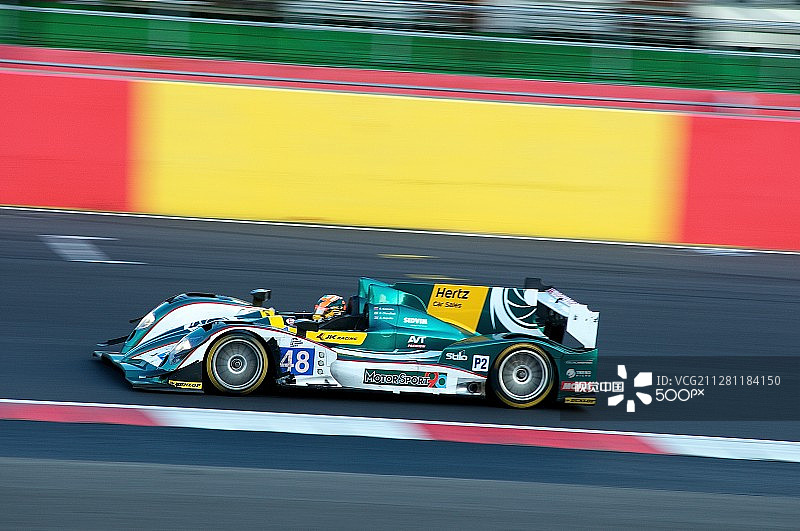 48号卡伦·查铎，2014年ELMS银石赛道图片素材