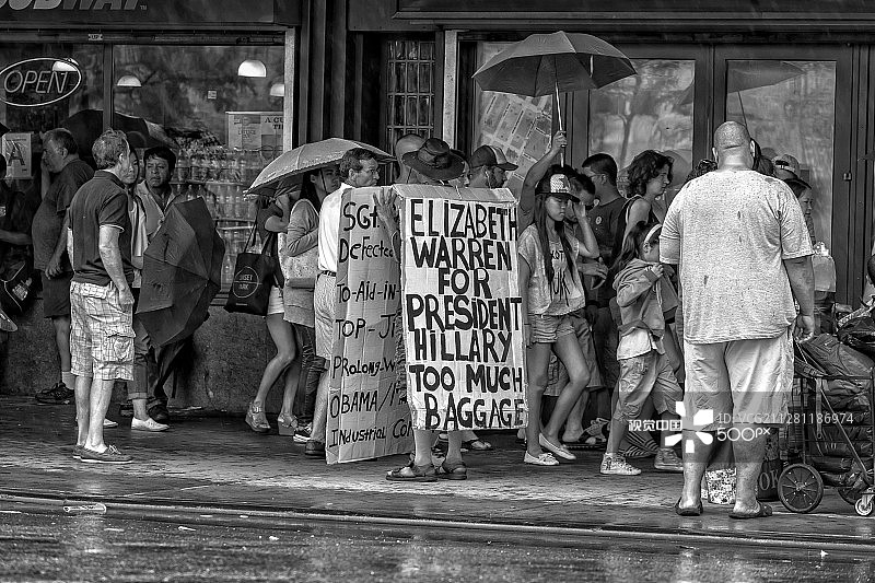 纽约康尼岛三明治招牌图片素材