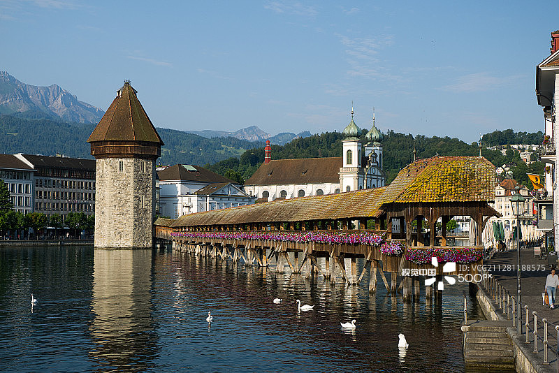 教堂桥图片素材