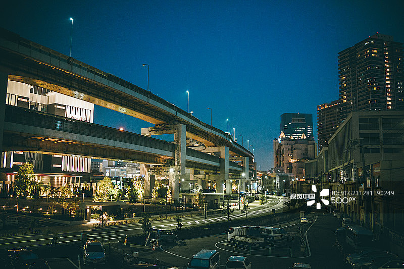 日本神户夜景街道图片素材