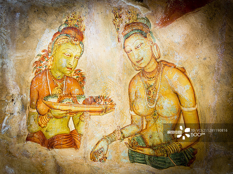 锡吉里耶壁画图片素材