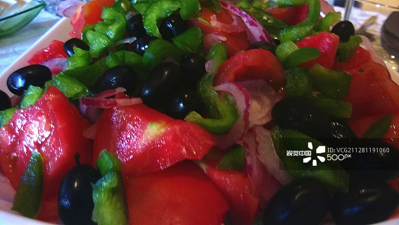 橄榄和番茄图片素材