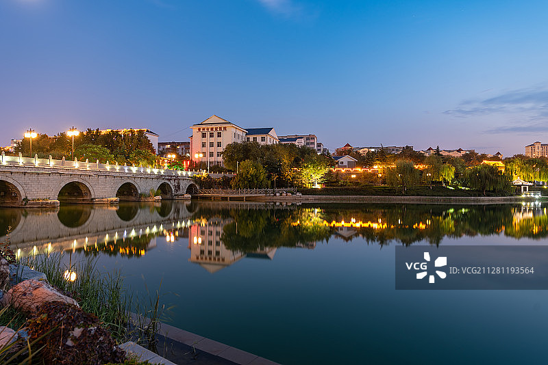 青州古城万年桥图片素材