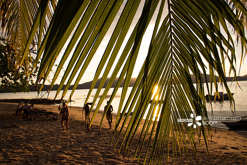 热带海滩图片素材