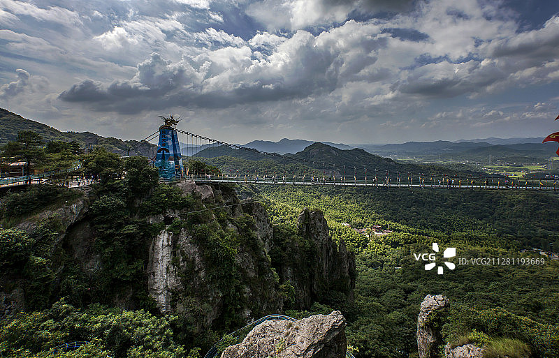 马仁奇峰·玻璃桥图片素材