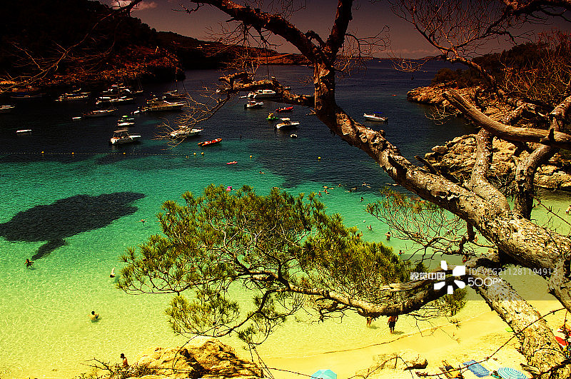 伊维萨岛沙拉德塔海滩图片素材