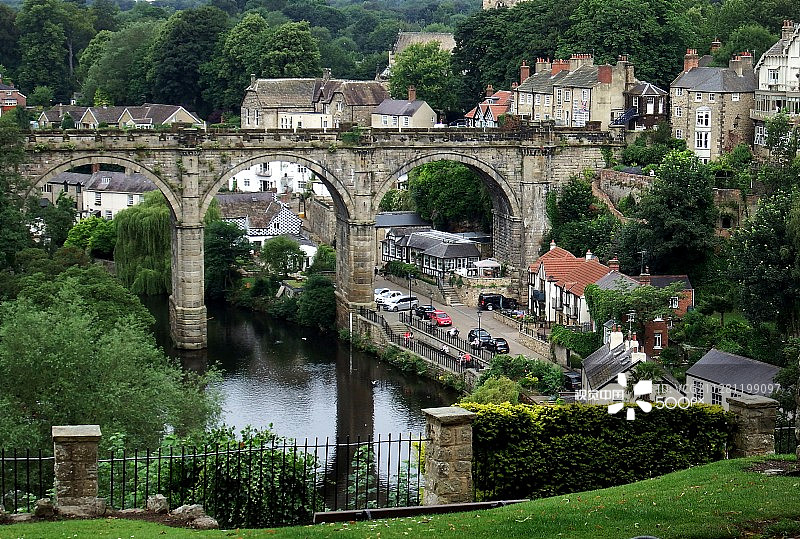 奈德河畔的克纳雷斯伯勒图片素材
