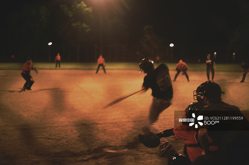 业余棒球比赛图片素材