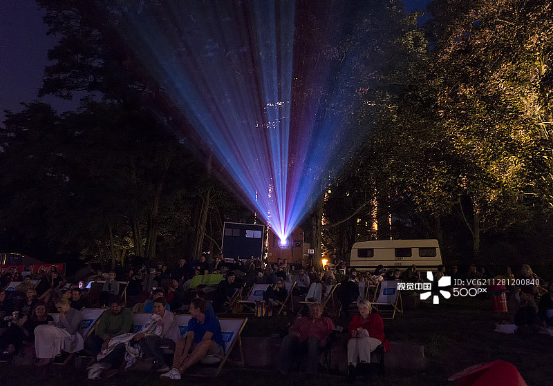 露天电影院图片素材