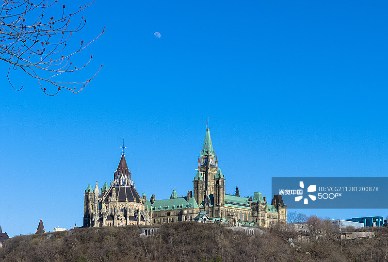 渥太华议会山图片素材