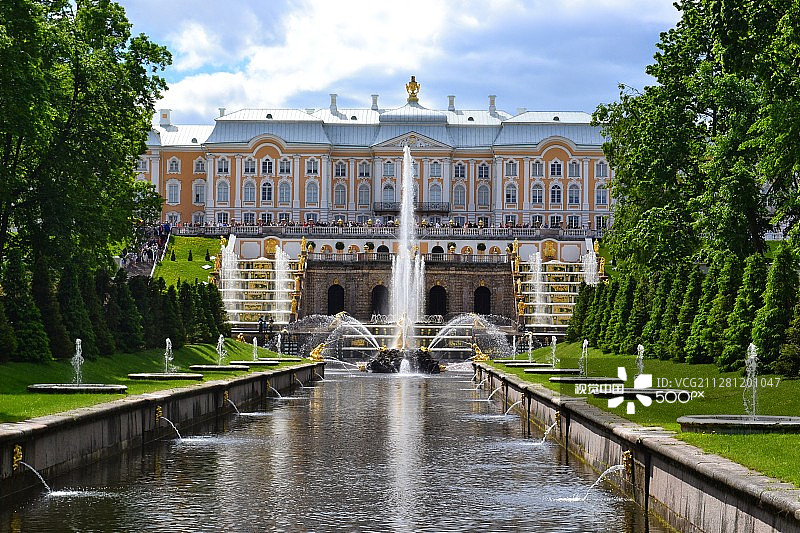 彼得霍夫宫图片素材