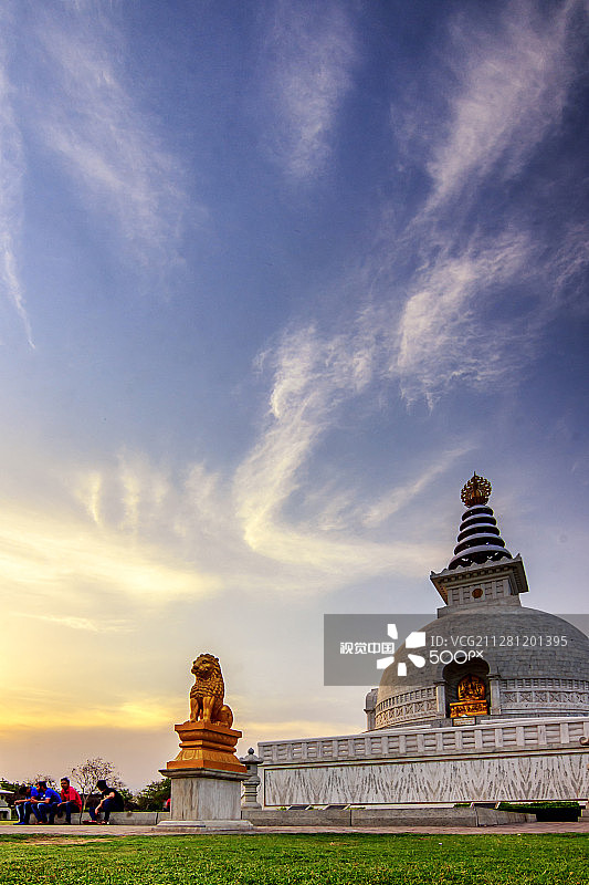 世界和平塔图片素材