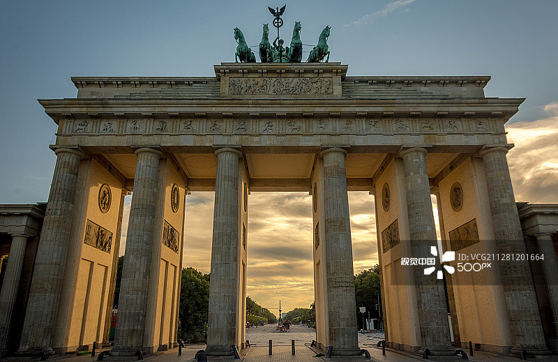 勃兰登堡门图片素材