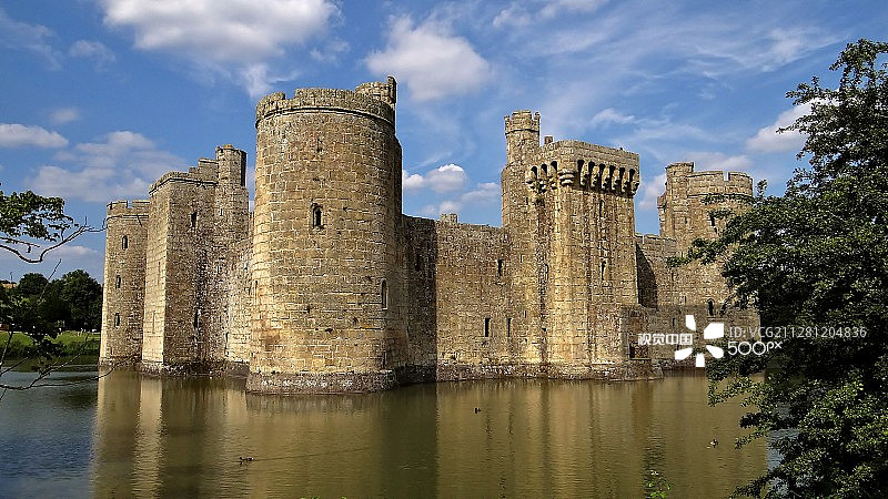 博迪亚姆城堡图片素材