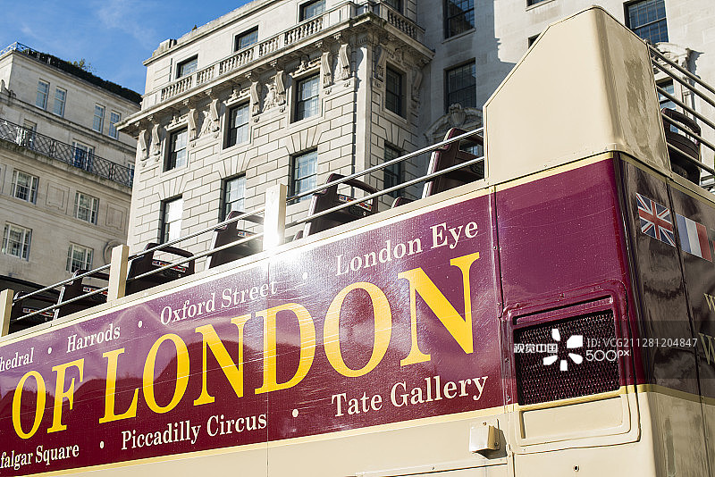 伦敦观光巴士图片素材