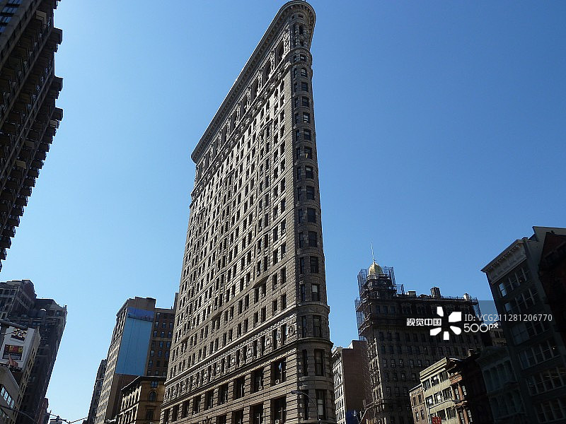 纽约市熨斗大厦图片素材