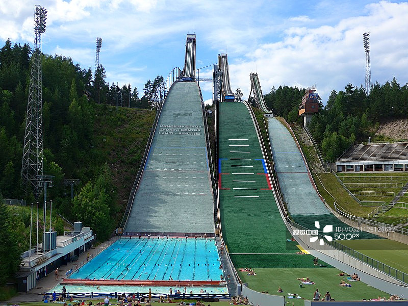 拉赫蒂夏日风光图片素材