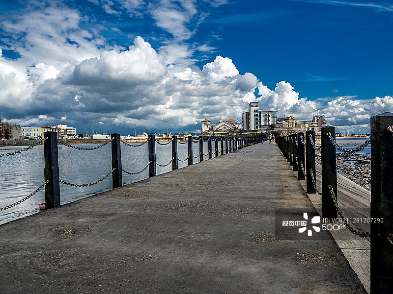 韦斯顿超级 mare 码头湖图片素材