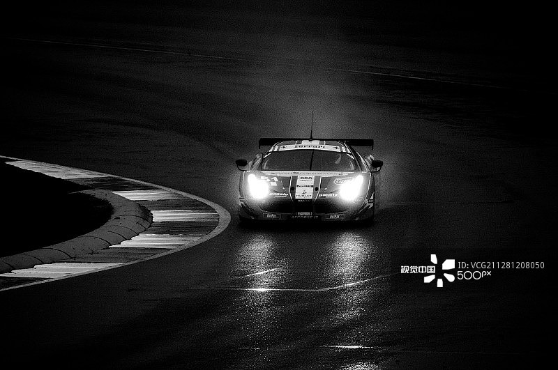 法拉利AF Corse 458赛车（国际汽联世界耐力锦标赛银石站）图片素材