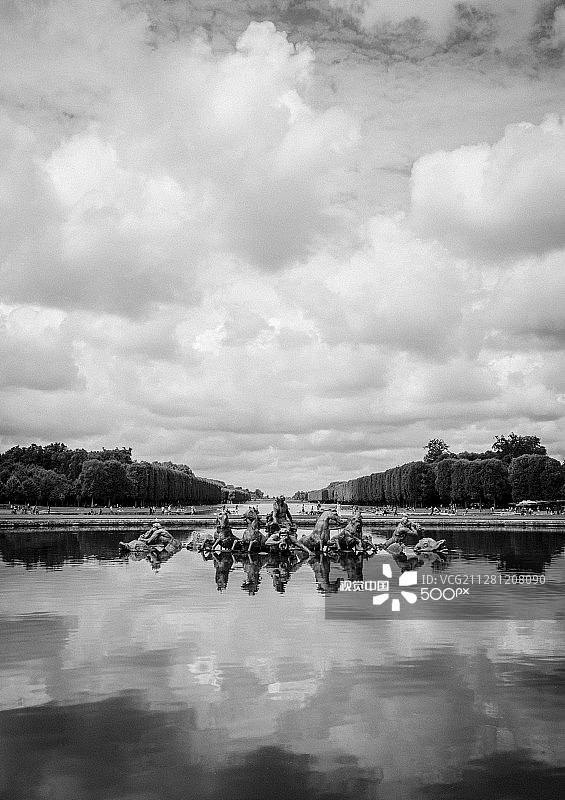 凡尔赛喷泉图片素材