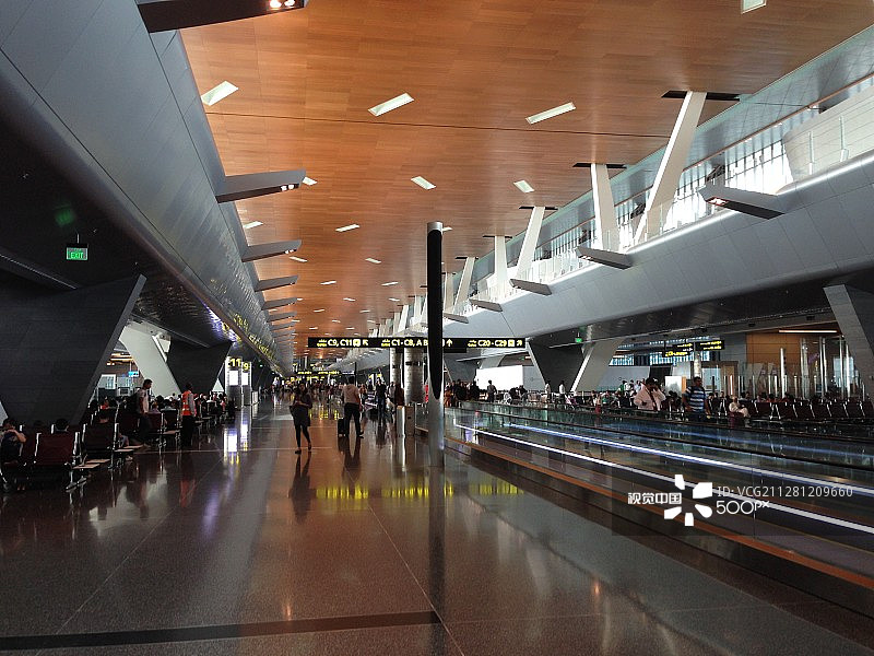 卡塔尔多哈哈马德国际机场航站楼图片素材