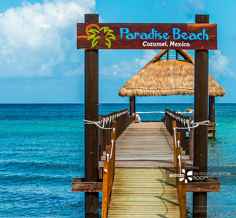 天堂海滩图片素材