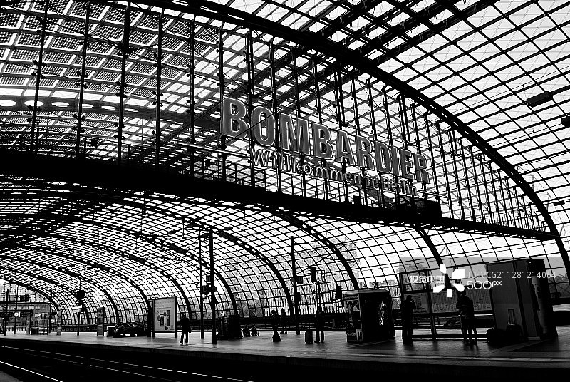 庞巴迪在柏林图片素材